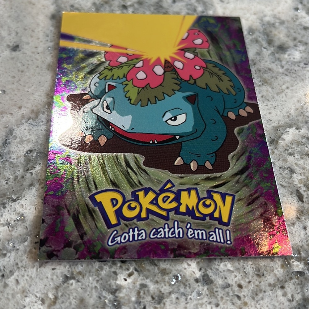 #03 Venusaur foil Pokémon tv animation edition topps trading card